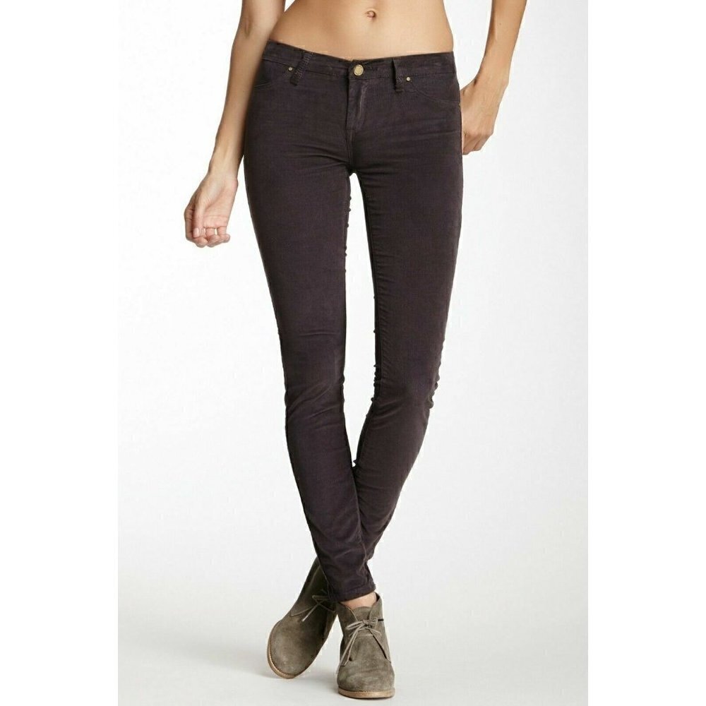 BLANKNYC Denim Womens Fine Wale Cord Spray on Skinny Jeans Size 26 $88